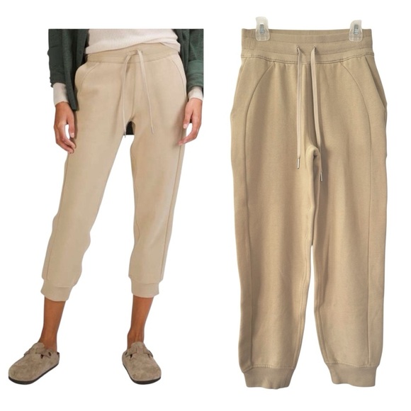 Lululemon Jogger Sweatpants Womens 2 Scuba High Rise Crop Comfy Lounge Soft - Picture 13 of 13